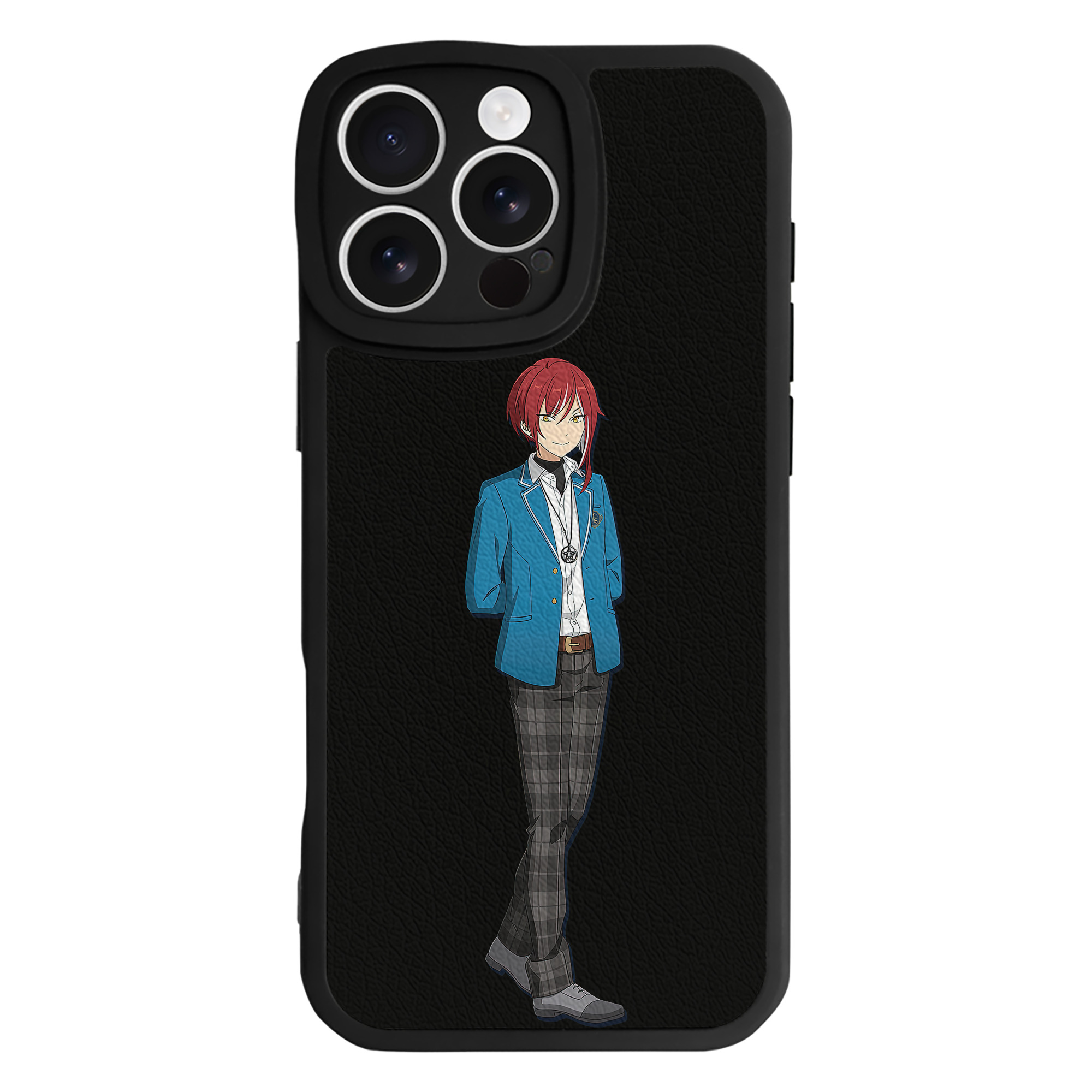 （画像用） あんさんぶるスターズ! Ensemble Stars 【iPhone 16シリーズ対応】シリコンスマホケース（レザー調） 材質：シリコン